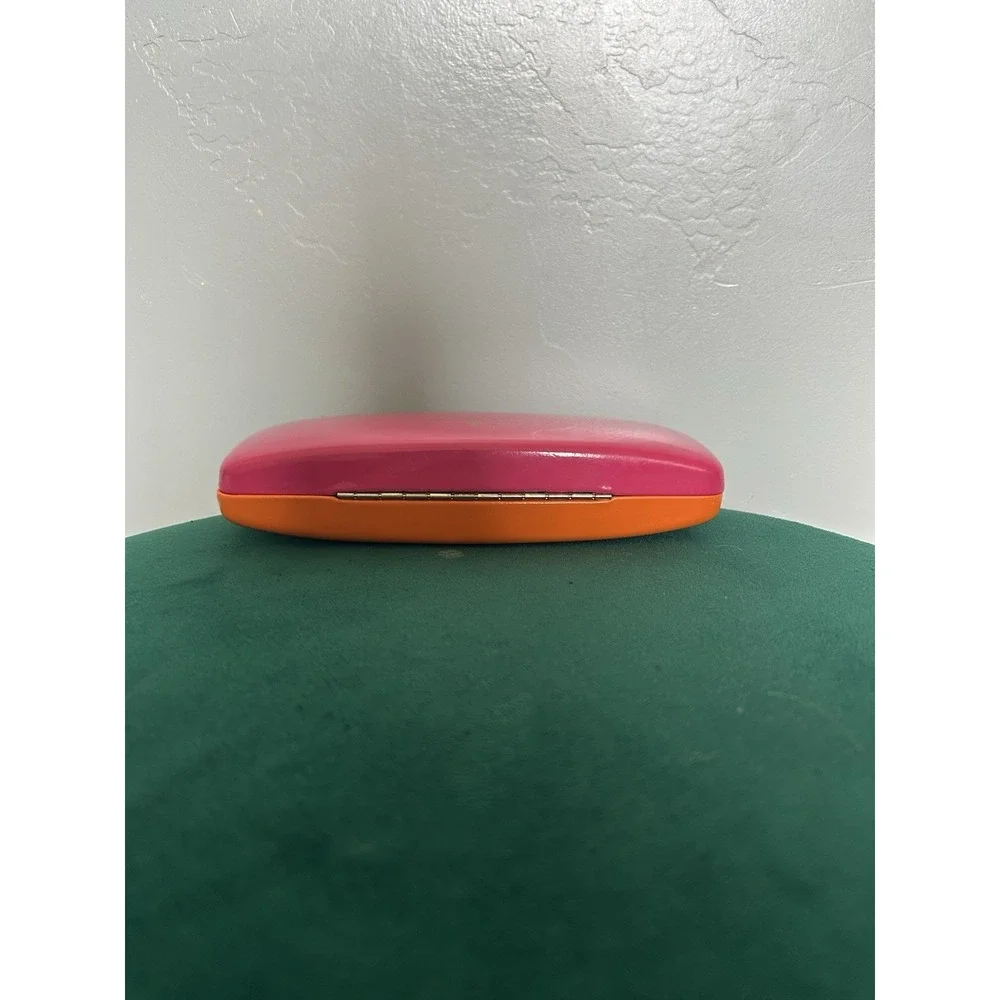 Kate Spade Eyeglasses Sun Glasses Case Pink and Orange Hard Clamshell Case Only